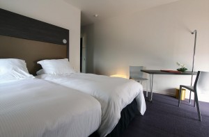Chambre twin de luxe - Hôtel 4 étoiles La Montagne de Brancion entre Tournus et Cluny