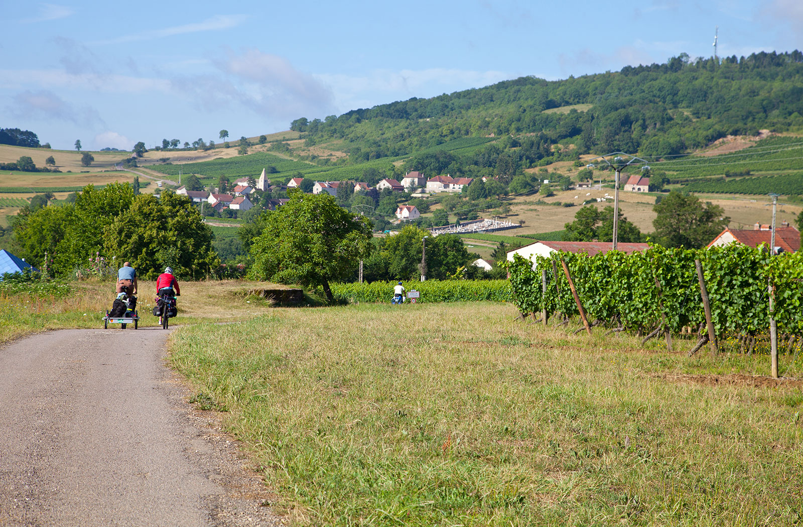 la montagne de brancion randonnée vélos